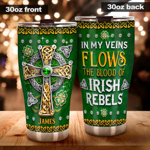 In My Veins - Personalized Saint Patrick's Day Tumbler