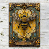 My Happy Place - Personalized Gardening Rectangle Metal Sign