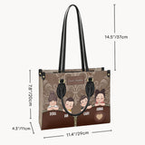 Blessed Grandma - Personalized Grandma Leather Handbag