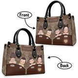Blessed Grandma - Personalized Grandma Leather Handbag