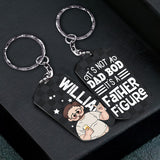 Not A Dad Bod - Personalized Father's Day Father Stainless Steel Keychain