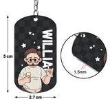 Not A Dad Bod - Personalized Father's Day Father Stainless Steel Keychain