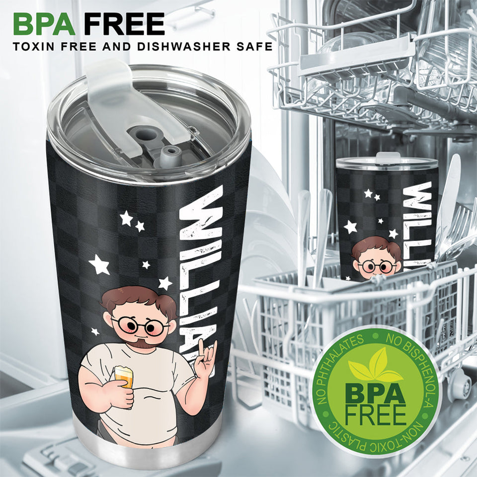 Not A Dad Bod - Personalized Father's Day Father Tumbler