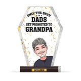 Only The Best Dads - Personalized Father's Day Father Custom Shaped Acrylic Plaque