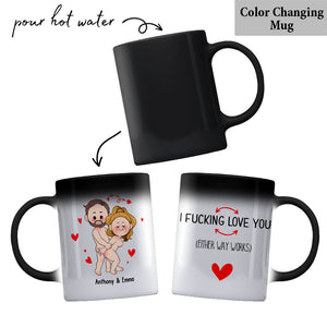 I Love You - Personalized Couple Mug