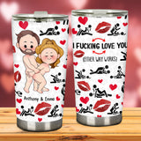 I Love You - Personalized Couple Blanket