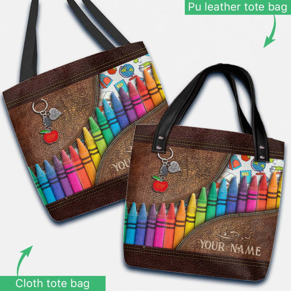Teach Love Inspire - Teacher Personalized Tote Bag