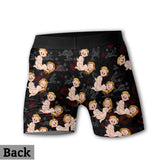 I Love His Broomstick I Love Her Pumpkins - Personalized Couple Women Briefs & Men Boxer Briefs