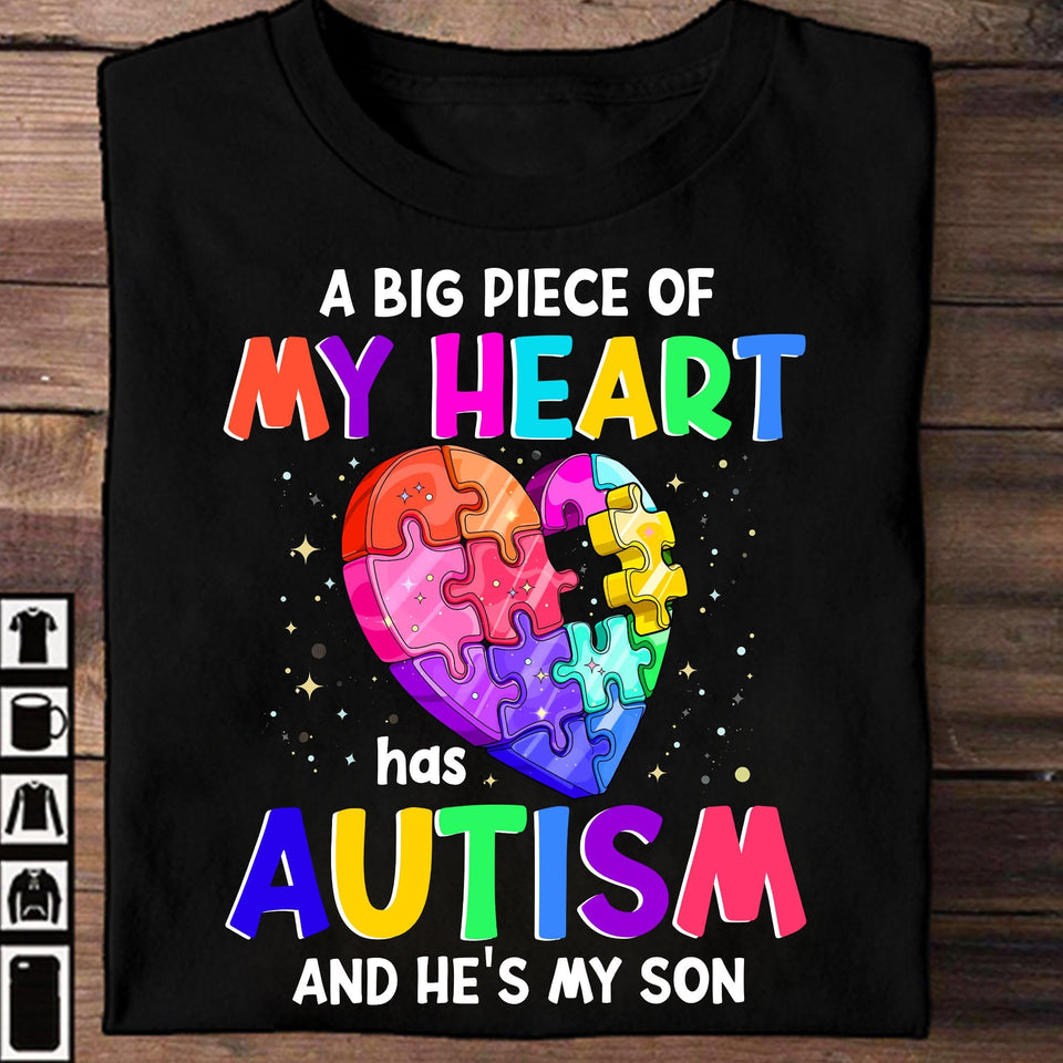 T-shirt et sweat-shirt « Maman d’enfant autiste » pour la sensibilisation à l’autisme 0523