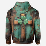 Vintage Irish Cross - Personalized Saint Patrick's Day All Over Shirt