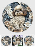 Forever In Our Heart - Personalized Dog Round Shaped Stone