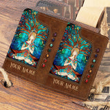 Namaste Green - Personalized Yoga Passport Holder