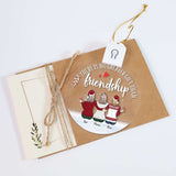 Besties Forever - Personalized Bestie Round Led Acrylic Ornament