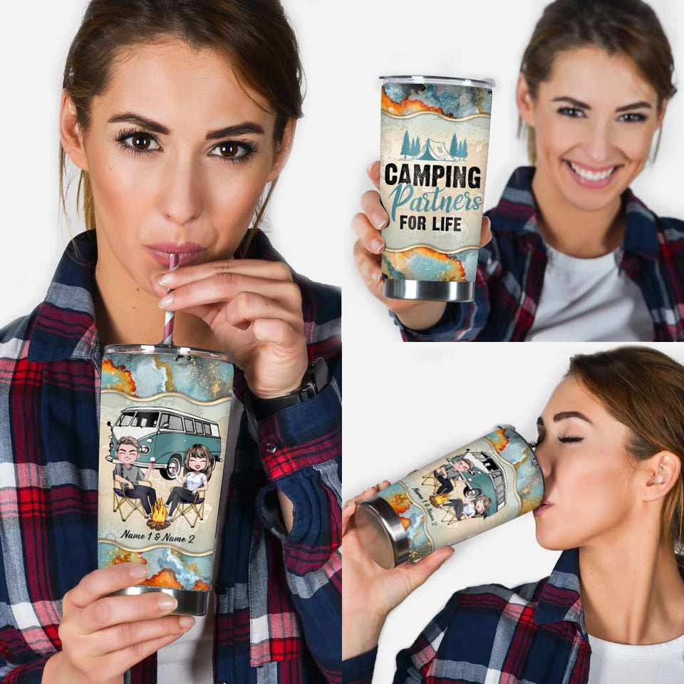 I Haven't Been Everywhere But It's On My List - Personalized Camping Tumbler