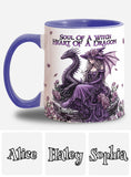 Soul Of A Witch Heart Of A Dragon - Personalized Witch Accent Mug