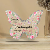 I Love You - Personalized Grandma Custom Shaped Acrylic Plaque