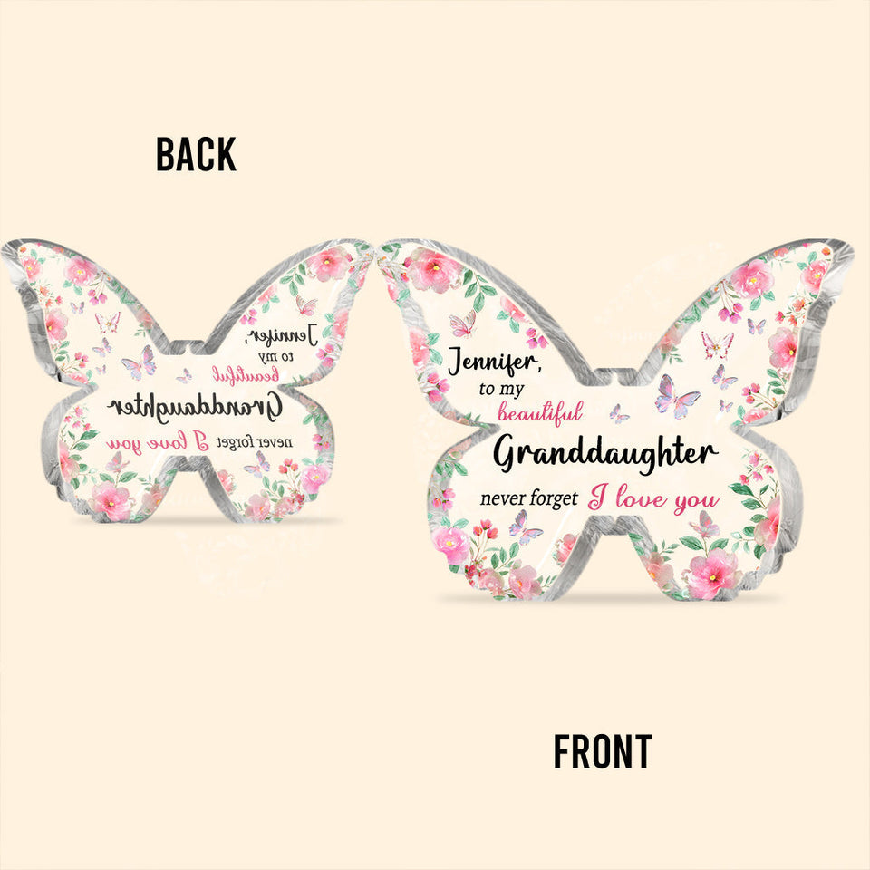 I Love You - Personalized Grandma Custom Shaped Acrylic Plaque