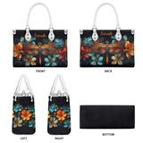 Stunning Dragonfly - Personalized Dragonfly Leather Handbag