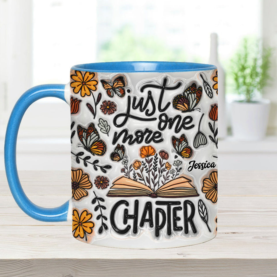 Just One More Chapter - Personalized Book Accent Mug