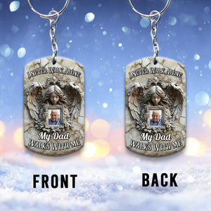 Angel Wings - Personalized Memorial Keychain