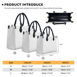 Mama/ Nana's ... Bunnies - Personalized Grandma Leather Handbag