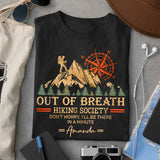 Hiking Society - Personalized Hiking T-shirt And Hoodie