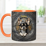 Adorable Chihuahua - Personalized Chihuahua Accent Mug