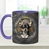 Adorable Chihuahua - Personalized Chihuahua Accent Mug