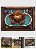 Wash Your Hooves - Rectangle Metal Sign