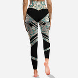 Majestic Snow Wolf - Personalized Wolf Hoodie and Leggings