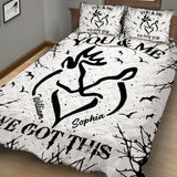 Wild Couple - Personalized Hunting Quilt Set