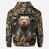 Strong Pitbull - Personalized Dog All Over Shirt