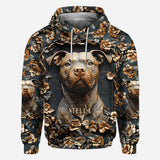 Strong Pitbull - Personalized Dog All Over Shirt