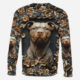 Strong Pitbull - Personalized Dog All Over Shirt
