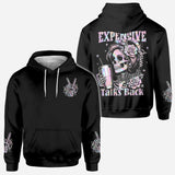 Expensive Difficult And Talks Back - Personalized Skull All Over Shirt