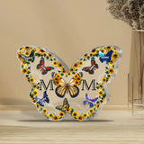 Butterfly Mother - Personalized Mother Custom Shaped Acrylic Plaque