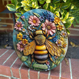 Beautiful Garden - Personalized Gardening Round Wood Sign