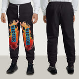 Boy's Cool Monster Truck Print Hooded Outfit - Personalized Kid Kid Hoodie & Kid Jogger Sweatpants