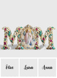 Faithful Mom - Personalized Mother Custom Shaped Acrylic Plaque