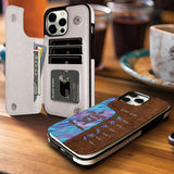 Holding Hands - Personalized Mother Foldable Wallet Phone Case