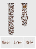 Just A Girl Who Loves Highland Cow - Personalized Apple Watch Band