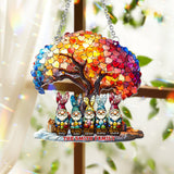 Happy Easter - Personalized Family Window Hanging Suncatcher Ornament