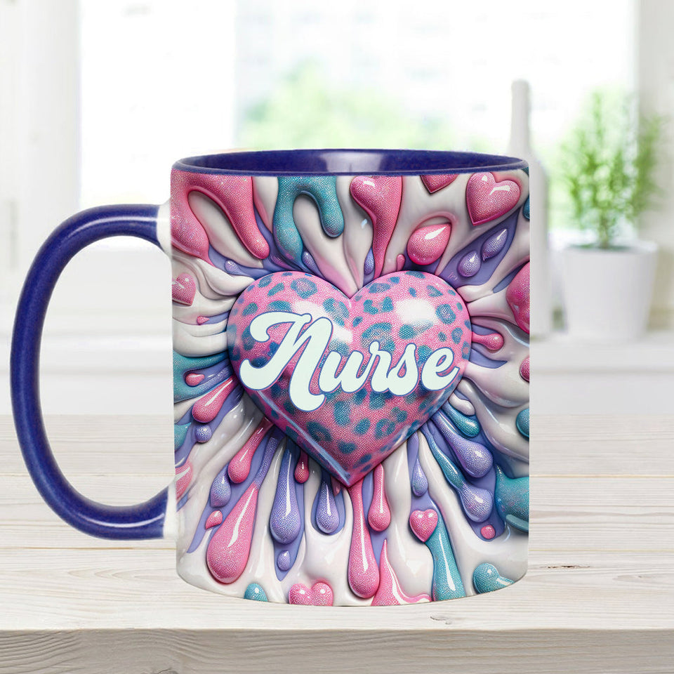 I Love My Job - Personalized Colleague Accent Mug