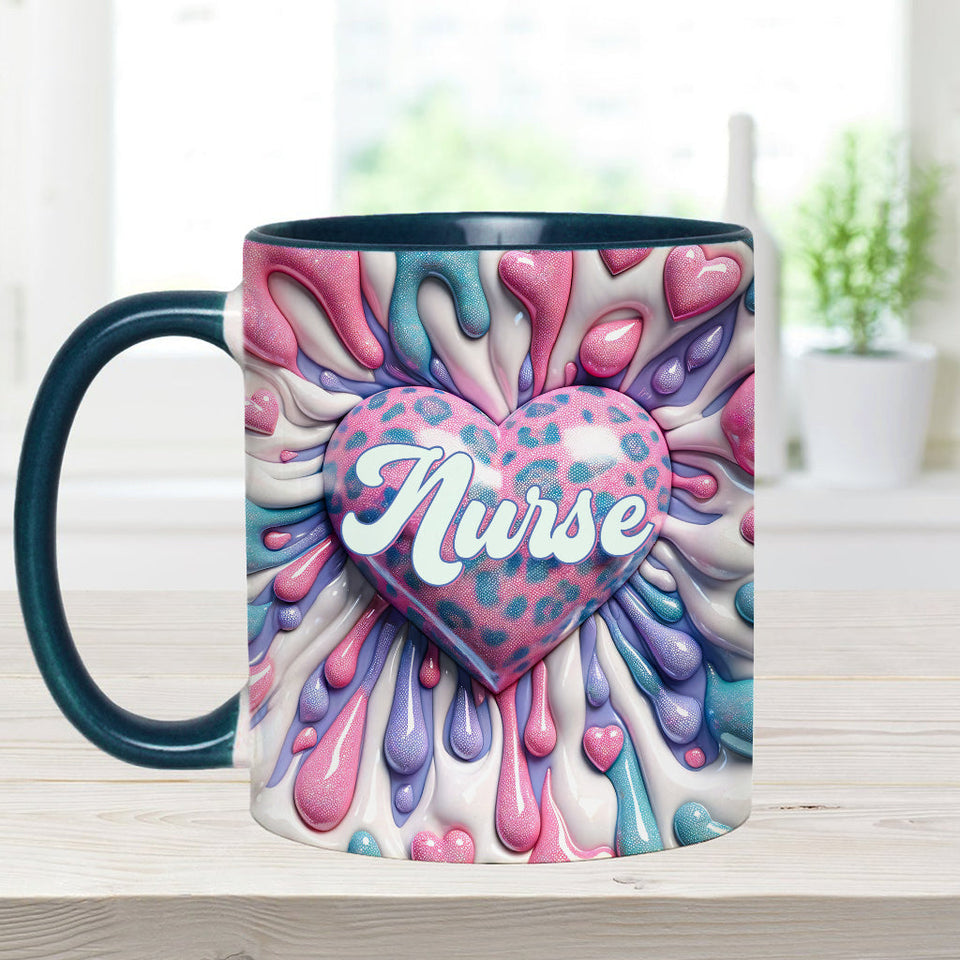 I Love My Job - Personalized Colleague Accent Mug