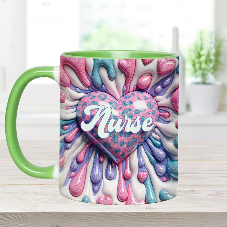 I Love My Job - Personalized Colleague Accent Mug