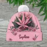 Pink Stoner - Personalized Weed Beanie Hat