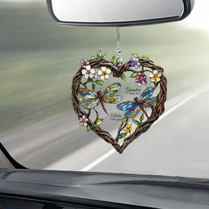 Always With You - Personalized Memorial Car Ornament