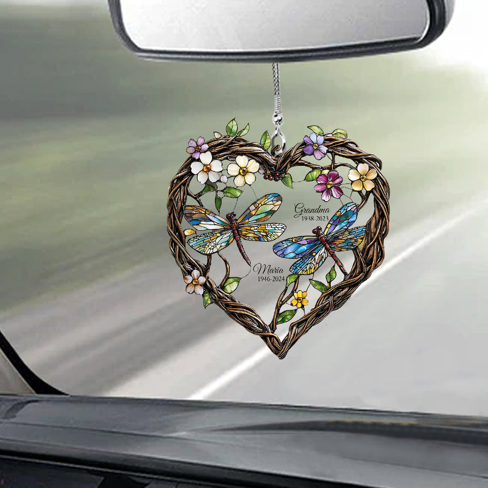 Always With You - Personalized Memorial Car Ornament