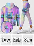 Running Against The Wind - Personalized Hippie Hoodie and Leggings
