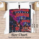 Any Name And Number - Personalized Football Blanket
